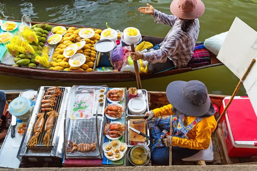 Mercado flutuante