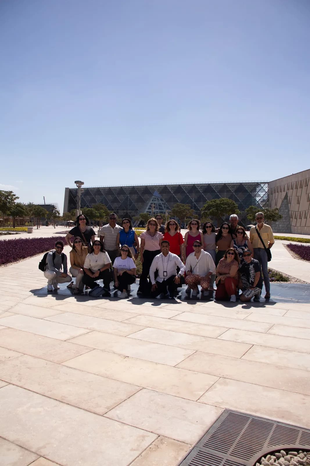 No Grande Museu Egípcio, onde está o tesouro de Tutancâmon